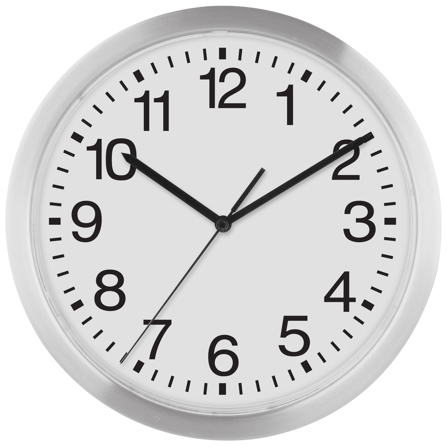12" Slim Metal Wall Clock" 1