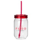 Fiesta Mason Jar Tumbler - 22 Oz. - Red Eyecandy Digital Transfer Fiesta Mason Jar Tumbler - 22 Oz. - Red Eyecandy Digital Transfer