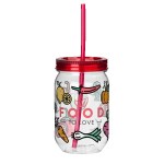 Fiesta Mason Jar Tumbler - 22 Oz. - Red Fiesta Mason Jar Tumbler - 22 Oz. - Red