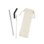 Reusable Stainless Steel Straw Set 2 Reusable Stainless Steel Straw Set 2