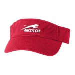 Valucap VC500 Bio-Washed Visor - Red Valucap VC500 Bio-Washed Visor - Red