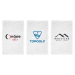 Turkish Signature Midweight White Golf Towel 1 Turkish Signature Midweight White Golf Towel 1