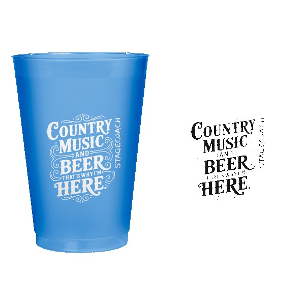 12oz Frost Flex Stadium Cup 1