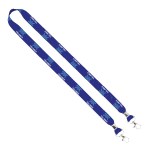 IMPORT Rush 3/4" Dye-Sublimated 2-Ended Lanyard with Dual Silver Crimp & Split-Ring 4 IMPORT Rush 3/4" Dye-Sublimated 2-Ended Lanyard with Dual Silver Crimp & Split-Ring 4