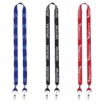 IMPORT Rush 3/4" Dye-Sublimated 2-Ended Lanyard with Dual Silver Crimp & Split-Ring 1 IMPORT Rush 3/4" Dye-Sublimated 2-Ended Lanyard with Dual Silver Crimp & Split-Ring 1