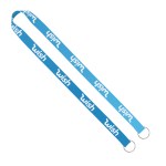 IMPORT Rush 3/4" Dye-Sublimated Double-Ended Lanyard with Dual Sewn Silver Metal Split-Ring 1 IMPORT Rush 3/4" Dye-Sublimated Double-Ended Lanyard with Dual Sewn Silver Metal Split-Ring 1