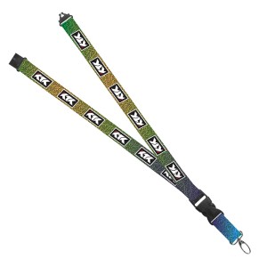 IMPORT Maverick 1" Dye-Sublimated Lanyard w/ Slide Buckle Release, Silver Metal Oval & Convenience R 1 IMPORT Maverick 1" Dye-Sublimated Lanyard w/ Slide Buckle Release, Silver Metal Oval & Convenience R 1