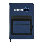 Multi Pocket Notebook - Navy Blue Heat Transfer Multi Pocket Notebook - Navy Blue Heat Transfer
