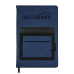 Multi Pocket Notebook - Navy Blue Debossed Multi Pocket Notebook - Navy Blue Debossed