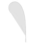IMPORT 10' Double-Sided Teardrop Flag with Ground Spike 2 IMPORT 10' Double-Sided Teardrop Flag with Ground Spike 2
