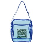 New Orleans Clear Commuter Crossbody - Blue Screen Print New Orleans Clear Commuter Crossbody - Blue Screen Print