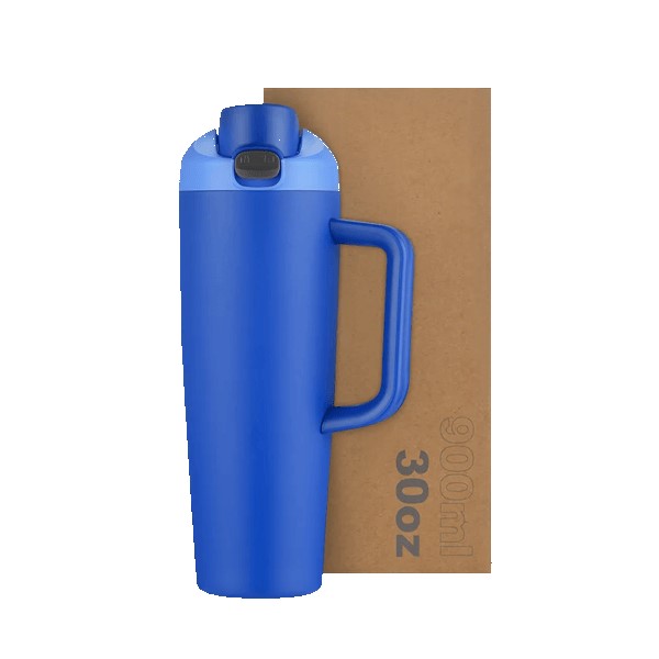 Monticello 30 oz Vacuum Mug w/Push up Lid 1