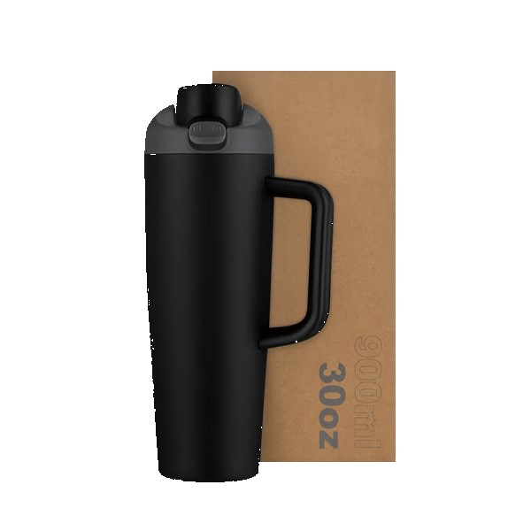 Monticello 30 oz Vacuum Mug w/Push up Lid 1