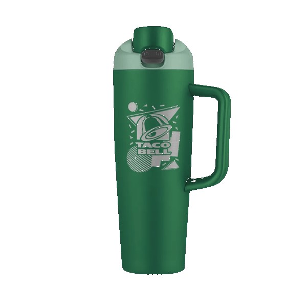 Monticello 30 oz Vacuum Mug w/Push up Lid 1