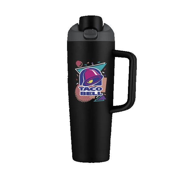 Monticello 30 oz Vacuum Mug w/Push up Lid 1