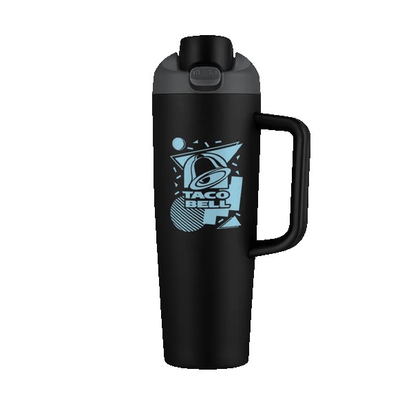 Monticello 30 oz Vacuum Mug w/Push up Lid 1
