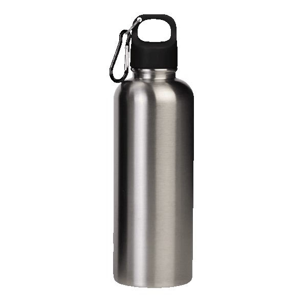 Hydraclasp 25 oz Single Wall Stainless Steel Water Bottle with Carabiner 1