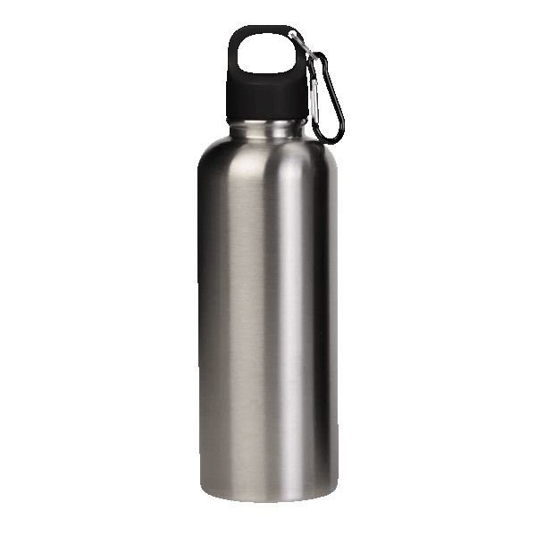 Hydraclasp 25 oz Single Wall Stainless Steel Water Bottle with Carabiner 1