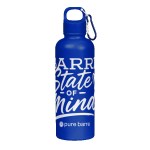 Hydraclasp 25 oz Single Wall Stainless Steel Water Bottle with Carabiner - WB26803-RB-SPW Hydraclasp 25 oz Single Wall Stainless Steel Water Bottle with Carabiner - WB26803-RB-SPW