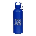 Hydraclasp 25 oz Single Wall Stainless Steel Water Bottle with Carabiner - WB26803-RB-CHSL Hydraclasp 25 oz Single Wall Stainless Steel Water Bottle with Carabiner - WB26803-RB-CHSL