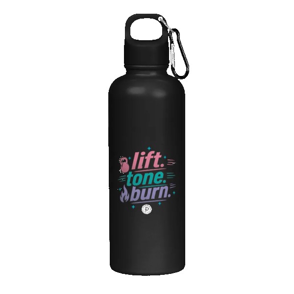 Hydraclasp 25 oz Single Wall Stainless Steel Water Bottle with Carabiner 1