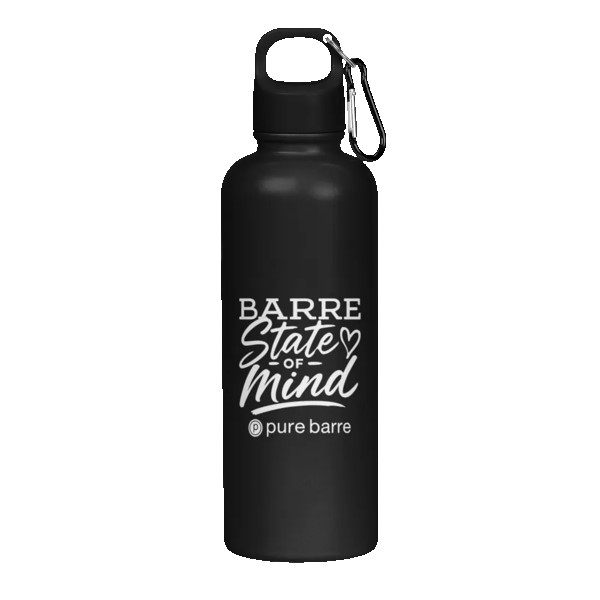 Hydraclasp 25 oz Single Wall Stainless Steel Water Bottle with Carabiner 1