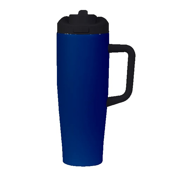 FlipSwitch 40 oz Recycled Stainless Steel Tumbler with Handle 1
