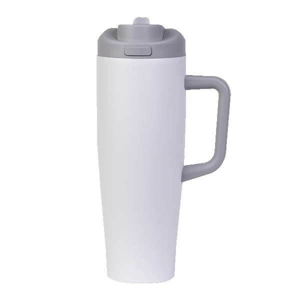 FlipSwitch 40 oz Recycled Stainless Steel Tumbler with Handle 1
