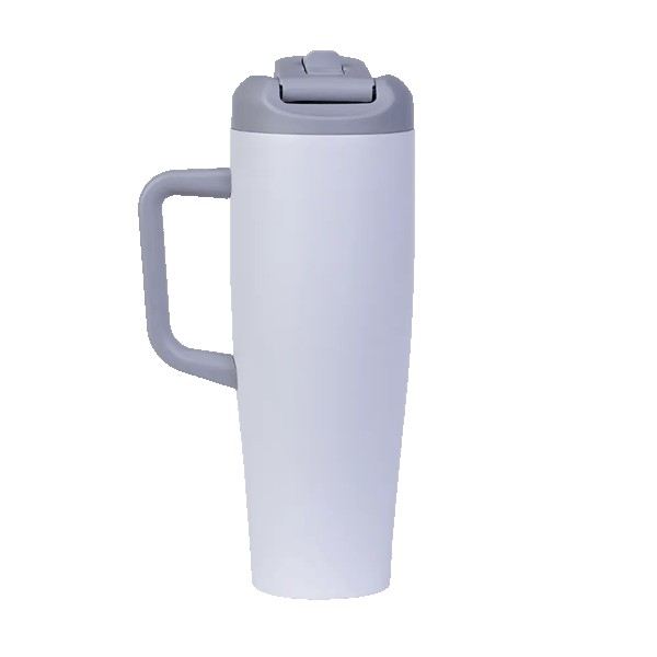 FlipSwitch 40 oz Recycled Stainless Steel Tumbler with Handle 1
