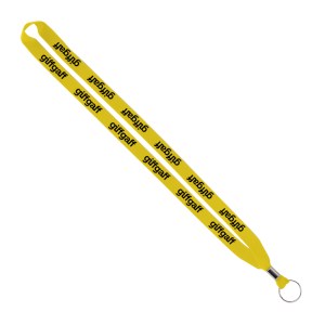 IMPORT Rush 5/8" Polyester Lanyard with Silver Crimp & Split-Ring 1 IMPORT Rush 5/8" Polyester Lanyard with Silver Crimp & Split-Ring 1