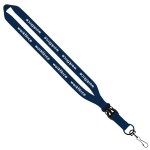 3/4" Polyester Lanyard with Slide Buckle Release & Swivel Snap Hook - Blank 3/4" Polyester Lanyard with Slide Buckle Release & Swivel Snap Hook - Blank