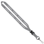 3/4" Polyester Lanyard with Slide Buckle Release & Swivel Snap Hook 23 3/4" Polyester Lanyard with Slide Buckle Release & Swivel Snap Hook 23