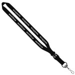 3/4" Polyester Lanyard with Slide Buckle Release & Swivel Snap Hook 25 3/4" Polyester Lanyard with Slide Buckle Release & Swivel Snap Hook 25