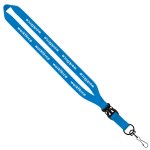 3/4" Polyester Lanyard with Slide Buckle Release & Swivel Snap Hook 26 3/4" Polyester Lanyard with Slide Buckle Release & Swivel Snap Hook 26