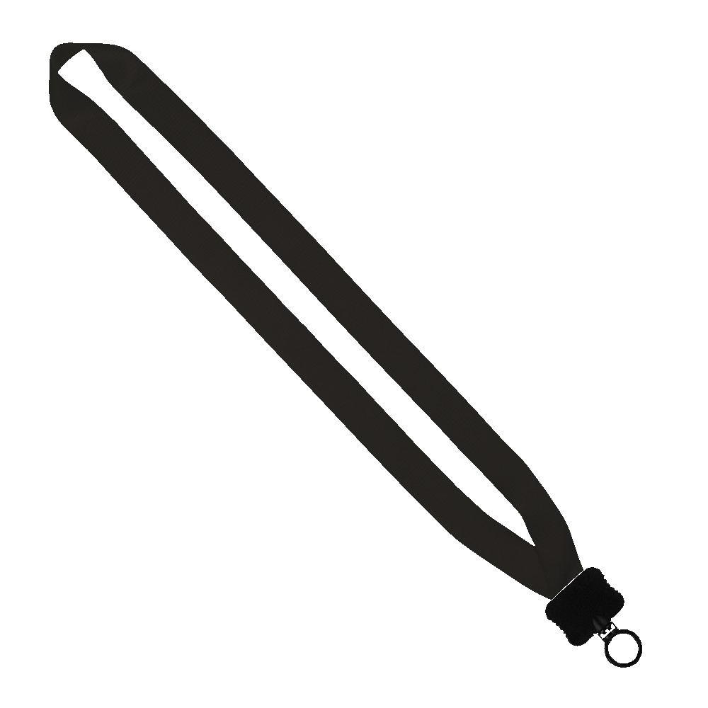 3/4" Polyester Lanyard with Plastic Clamshell and O-Ring 1
