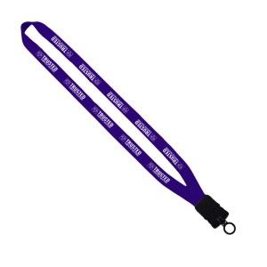 5/8" Polyester Lanyard with Plastic Snap Buckle Release 1 5/8" Polyester Lanyard with Plastic Snap Buckle Release 1