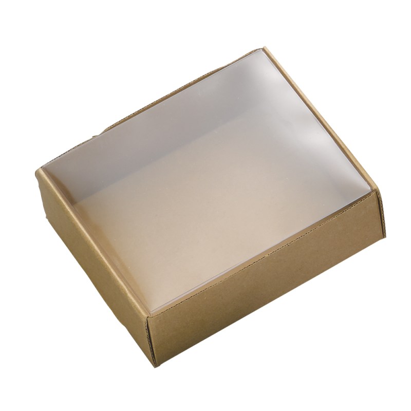 6" x 7" Cardboard Box with Clear Lid 1 6" x 7" Cardboard Box with Clear Lid 1