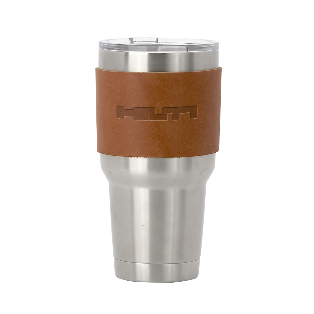 Huntsman Leather Tumbler Sleeve 1