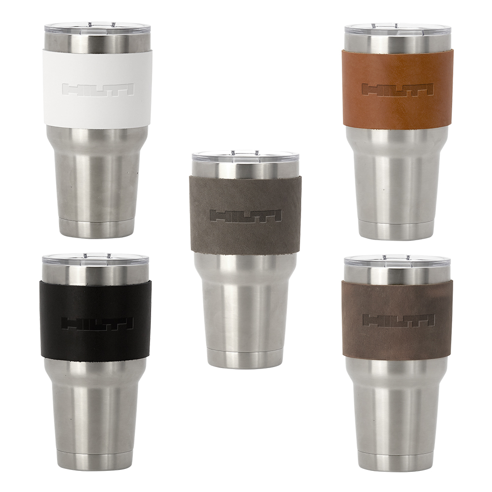 Huntsman Leather Tumbler Sleeve 1