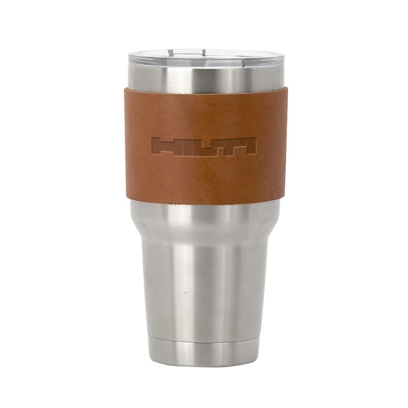 Huntsman Leather Tumbler Sleeve 1 Huntsman Leather Tumbler Sleeve 1