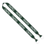 IMPORT Rush 1" Polyester 2-Ended Lanyard with Dual Silver Crimps & Split-Rings 26 IMPORT Rush 1" Polyester 2-Ended Lanyard with Dual Silver Crimps & Split-Rings 26