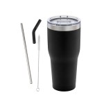 Basecamp 30oz K2 Tumbler with Straw - Black Blank Basecamp 30oz K2 Tumbler with Straw - Black Blank