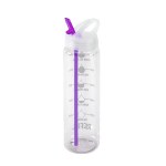 Water Bottle with Flip Up Spout & Hydration Mark - 32 Oz. - Purple Blank Water Bottle with Flip Up Spout & Hydration Mark - 32 Oz. - Purple Blank