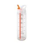 Water Bottle with Flip Up Spout & Hydration Mark - 32 Oz. - Orange Blank Water Bottle with Flip Up Spout & Hydration Mark - 32 Oz. - Orange Blank