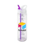 Water Bottle with Flip Up Spout & Hydration Mark - 32 Oz. - Purple Eyecandy Digital Transfer Water Bottle with Flip Up Spout & Hydration Mark - 32 Oz. - Purple Eyecandy Digital Transfer