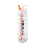 Water Bottle with Flip Up Spout & Hydration Mark - 32 Oz. - Orange Eyecandy Digital Transfer Water Bottle with Flip Up Spout & Hydration Mark - 32 Oz. - Orange Eyecandy Digital Transfer