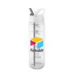 Water Bottle with Flip Up Spout & Hydration Mark - 32 Oz. - Grey Eyecandy Digital Transfer Water Bottle with Flip Up Spout & Hydration Mark - 32 Oz. - Grey Eyecandy Digital Transfer