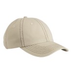 Valucap VC300A Adult Bio-Washed Unstructuered Cap - Khaki Valucap VC300A Adult Bio-Washed Unstructuered Cap - Khaki