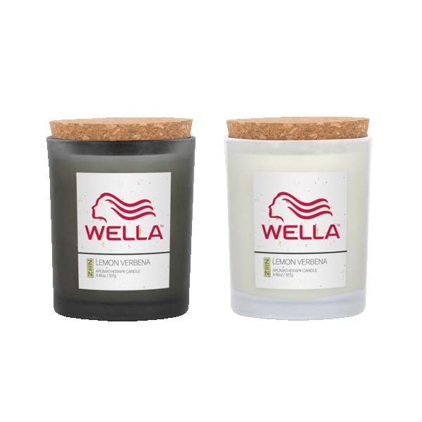 ZEN Niva 6oz Frosted Candle with Cork Lid 1 ZEN Niva 6oz Frosted Candle with Cork Lid 1