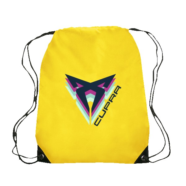 Altair Black Trim Drawstring Bag 1